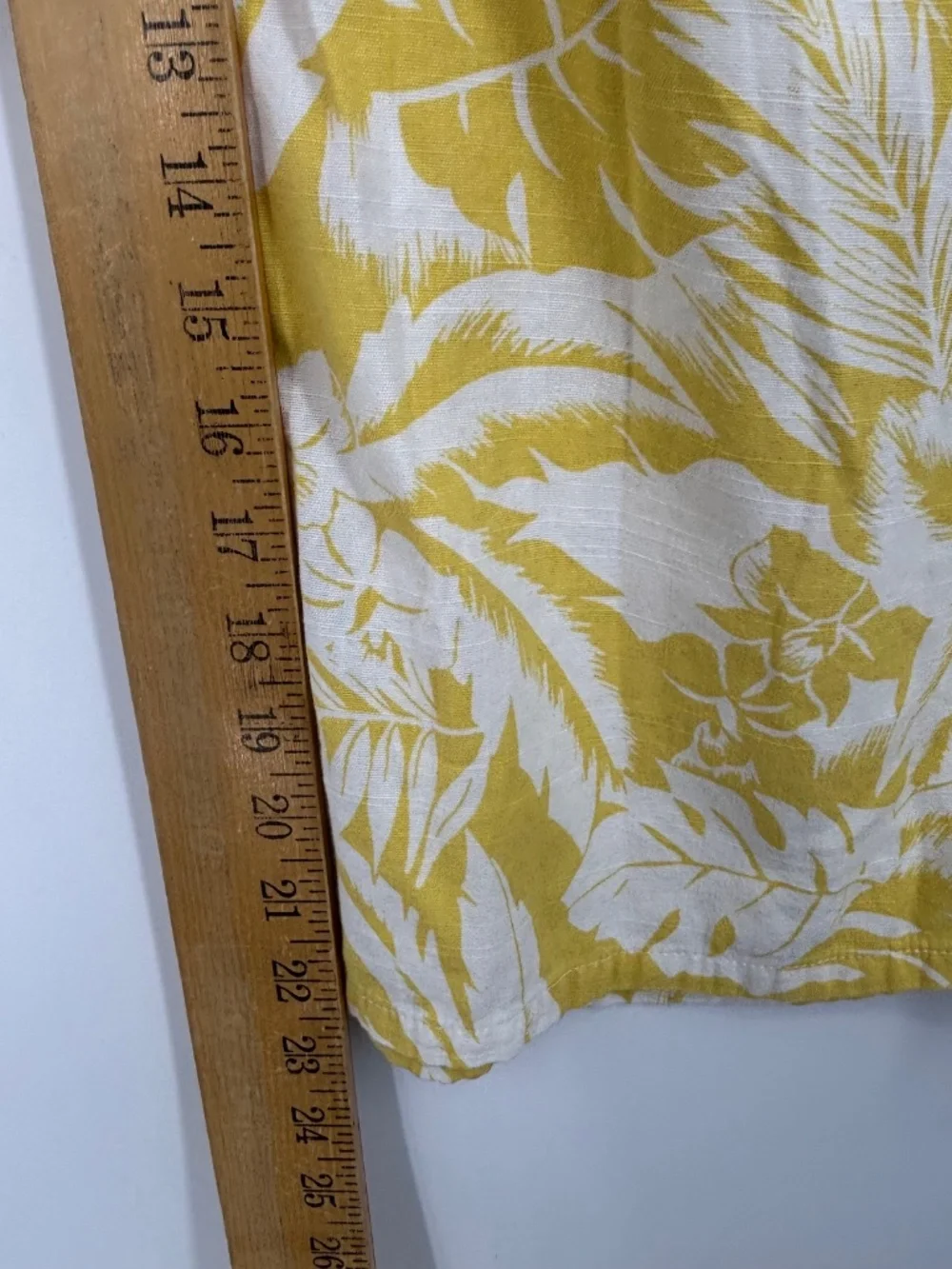 Billabong Womens Large Strapless Jumpsuit Yellow White Tropical Floral Wide Leg - Picture 7 of 12